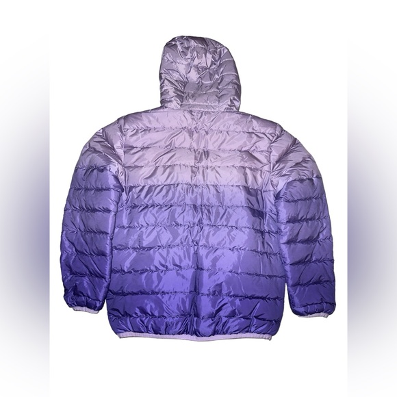 Eddie Bauer Girls Reversible Lavender Hombre Puffer Jacket size M (8-9) - Picture 3 of 8